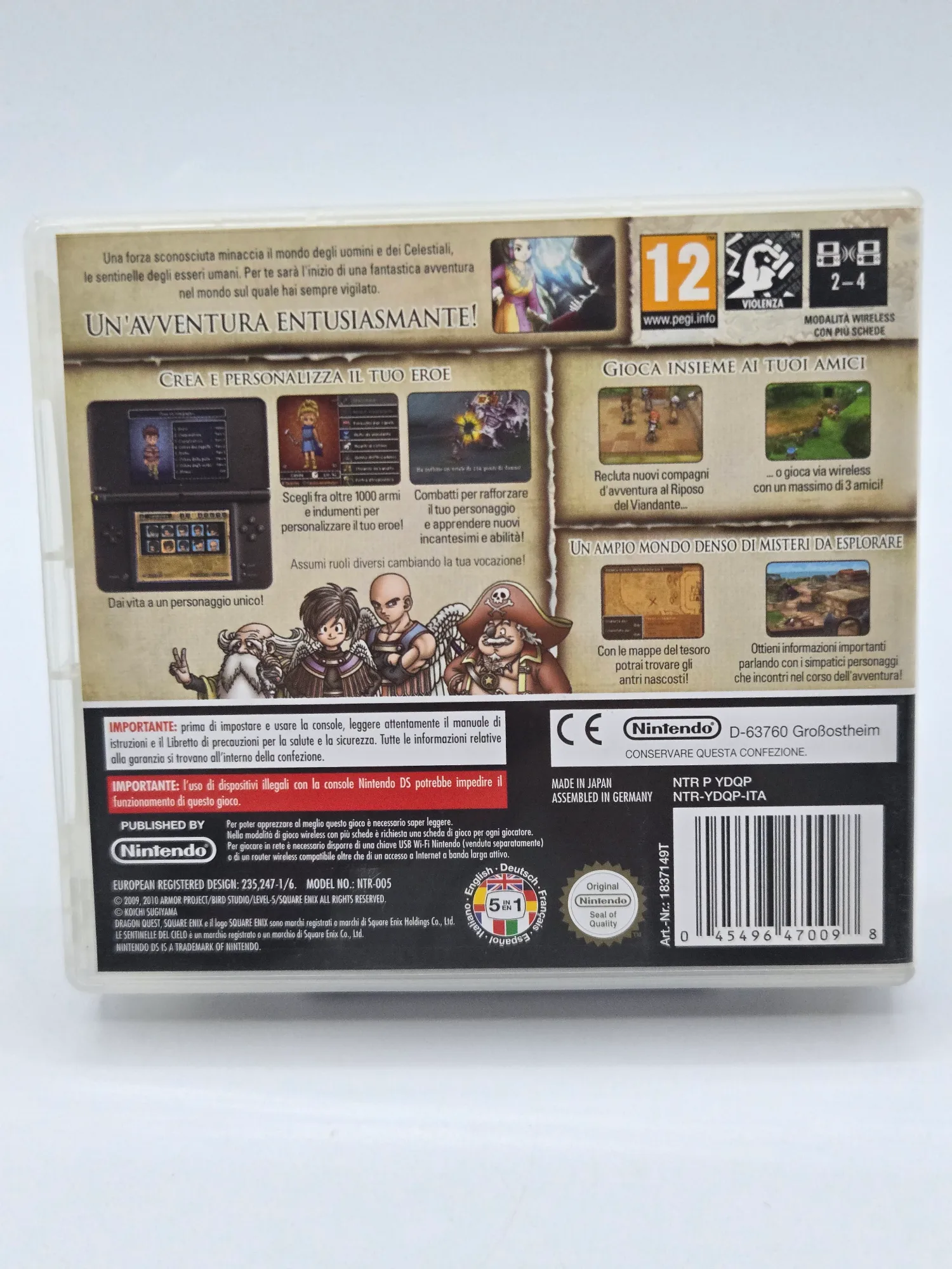 Dragon Quest IX Le Sentinelle del Cielo Nintendo DS Pal Ita - immagine 2